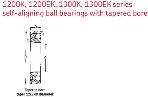 MRC1317K自調心球軸承圖紙